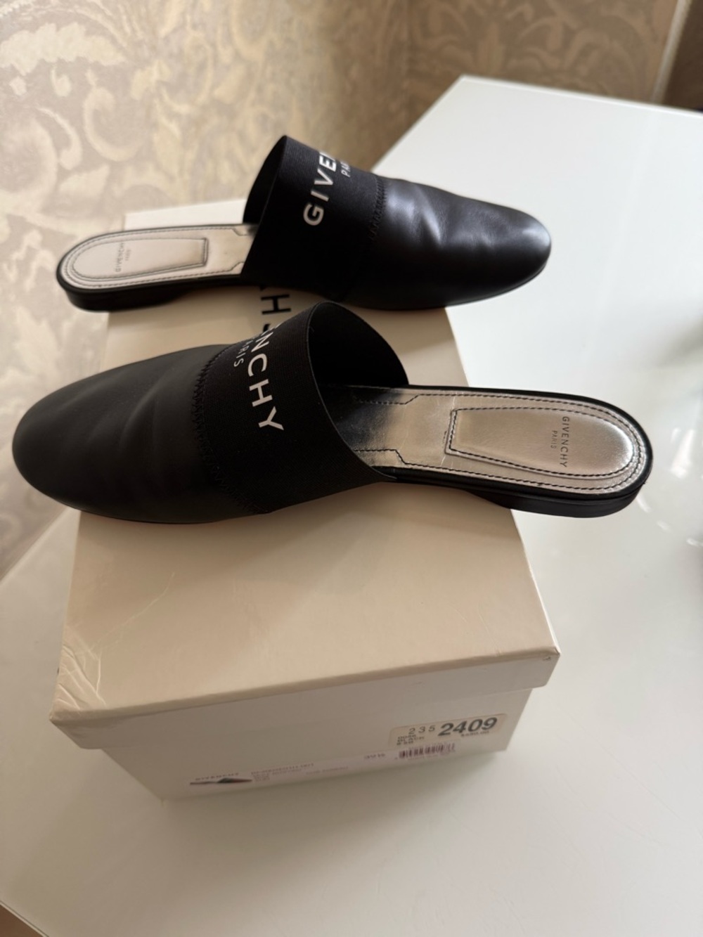 Givenchy Bedford mules black size 39.5 - Picture 2 of 7